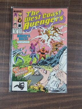Marvel The West Coast Avengers Comic Book #31 April 1988 Bagged